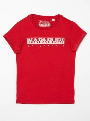 T-shirt z nadrukiem Napapijri