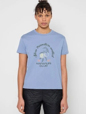 T-shirt z nadrukiem Napapijri