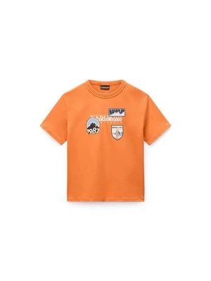 T-shirt z nadrukiem Napapijri