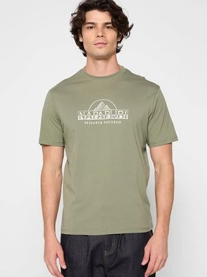 T-shirt z nadrukiem Napapijri