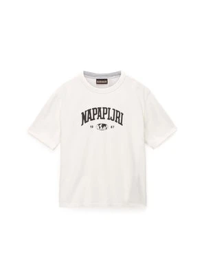 T-shirt z nadrukiem Napapijri