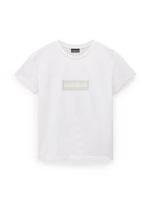 T-shirt z nadrukiem Napapijri
