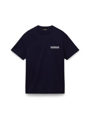 Zdjęcie produktu T-shirt z nadrukiem Napapijri granatowy