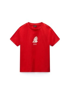 T-shirt z nadrukiem Napapijri