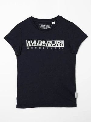 T-shirt z nadrukiem Napapijri
