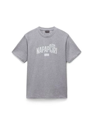 T-shirt z nadrukiem Napapijri