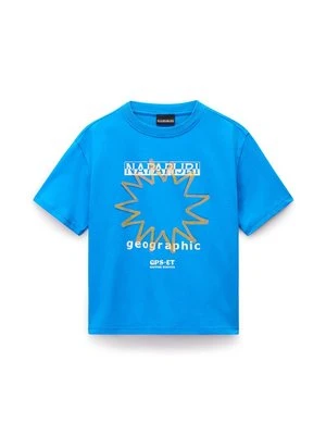 T-shirt z nadrukiem Napapijri