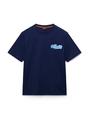 T-shirt z nadrukiem Napapijri