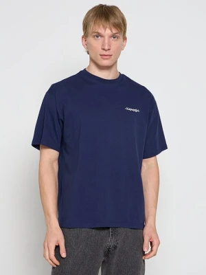 T-shirt z nadrukiem Napapijri butelkowa zieleń