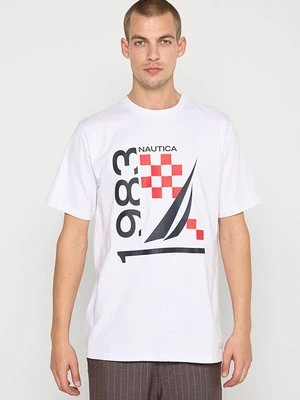 T-shirt z nadrukiem Nautica