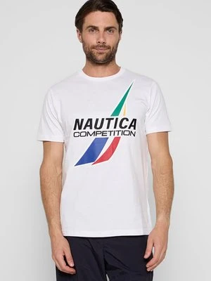 T-shirt z nadrukiem NAUTICA COMPETITION