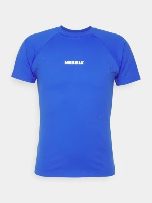 T-shirt z nadrukiem NEBBIA niebieski