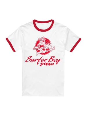 T-shirt z nadrukiem NETFLIX biały