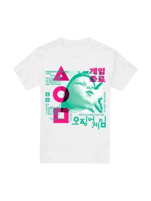 T-shirt z nadrukiem NETFLIX biały