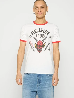 T-shirt z nadrukiem NETFLIX biały