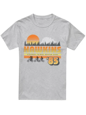 T-shirt z nadrukiem NETFLIX ciemnoszary