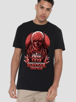 T-shirt z nadrukiem NETFLIX czarny