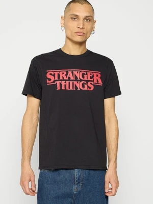 T-shirt z nadrukiem NETFLIX czarny