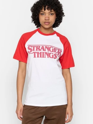 T-shirt z nadrukiem NETFLIX czerwony