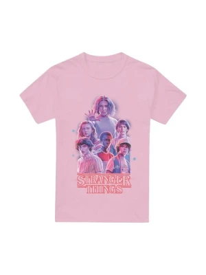 T-shirt z nadrukiem NETFLIX jasnoróżowy