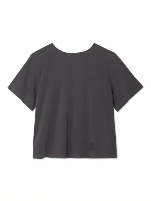 T-shirt z nadrukiem Never Fully Dressed szary