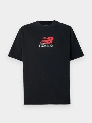 T-shirt z nadrukiem New Balance czarny