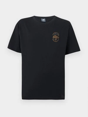 T-shirt z nadrukiem New Balance czarny