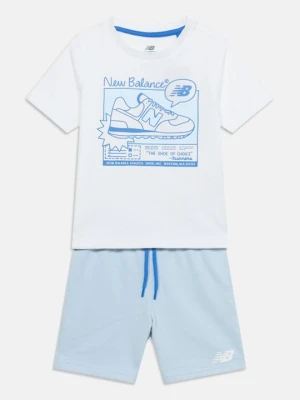 T-shirt z nadrukiem New Balance biały