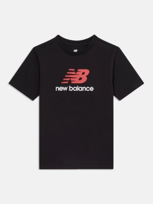 T-shirt z nadrukiem New Balance czarny