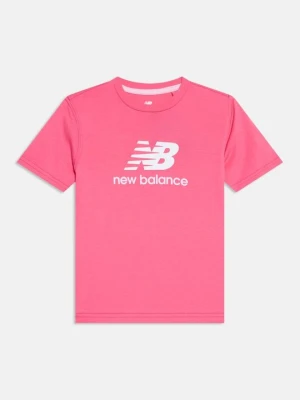 T-shirt z nadrukiem New Balance jagodowy
