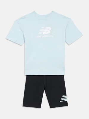 T-shirt z nadrukiem New Balance jasnoniebieski