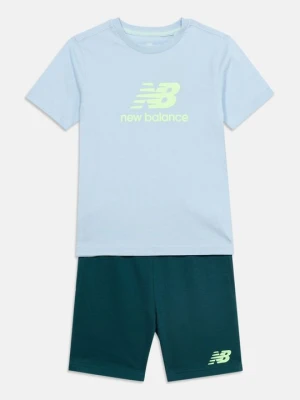 T-shirt z nadrukiem New Balance jasnoniebieski