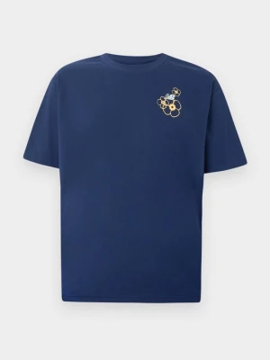 T-shirt z nadrukiem New Balance niebieski