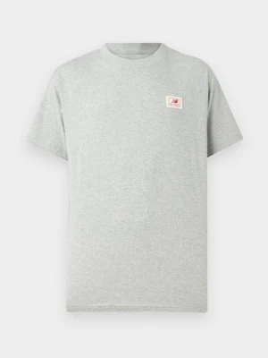 T-shirt z nadrukiem New Balance szary