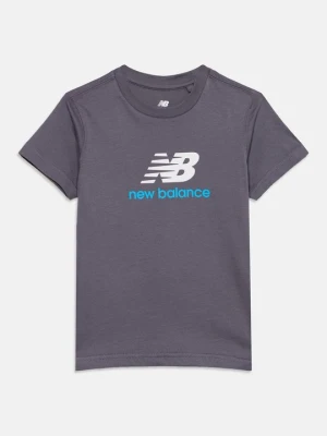 T-shirt z nadrukiem New Balance szary