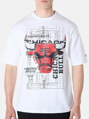 T-shirt z nadrukiem new era