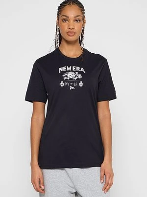 T-shirt z nadrukiem new era