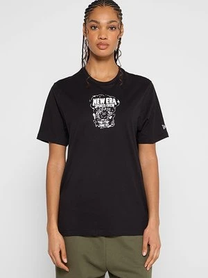 T-shirt z nadrukiem new era