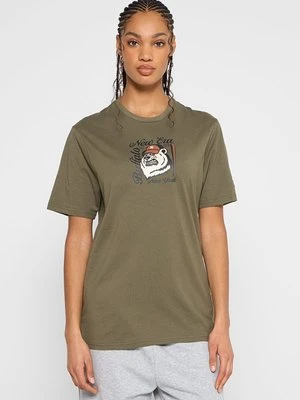 T-shirt z nadrukiem new era