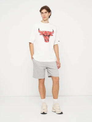 T-shirt z nadrukiem New Era biały