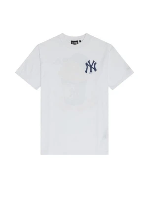 T-shirt z nadrukiem New Era biały