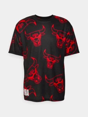 T-shirt z nadrukiem New Era czarny