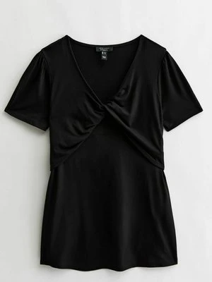 T-shirt z nadrukiem New Look czarny