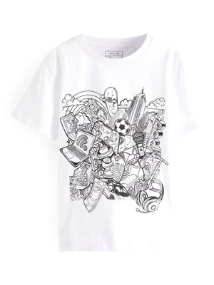 T-shirt z nadrukiem Next