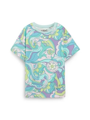 T-shirt z nadrukiem Next niebieski