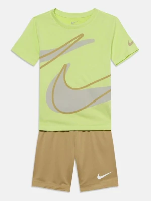 T-shirt z nadrukiem Nike beżowy