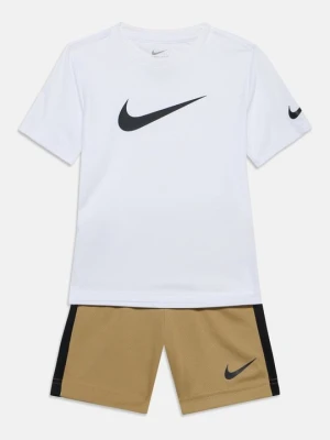 T-shirt z nadrukiem Nike beżowy