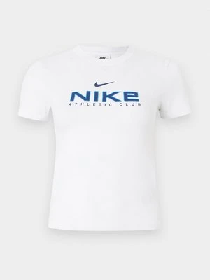 T-shirt z nadrukiem Nike biały