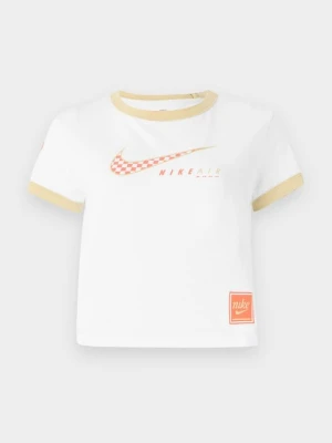 T-shirt z nadrukiem Nike biały