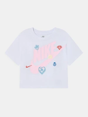 T-shirt z nadrukiem Nike biały